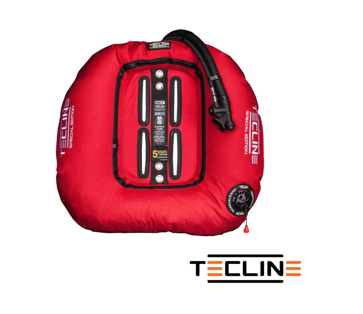 wing tecline rouge vue de face