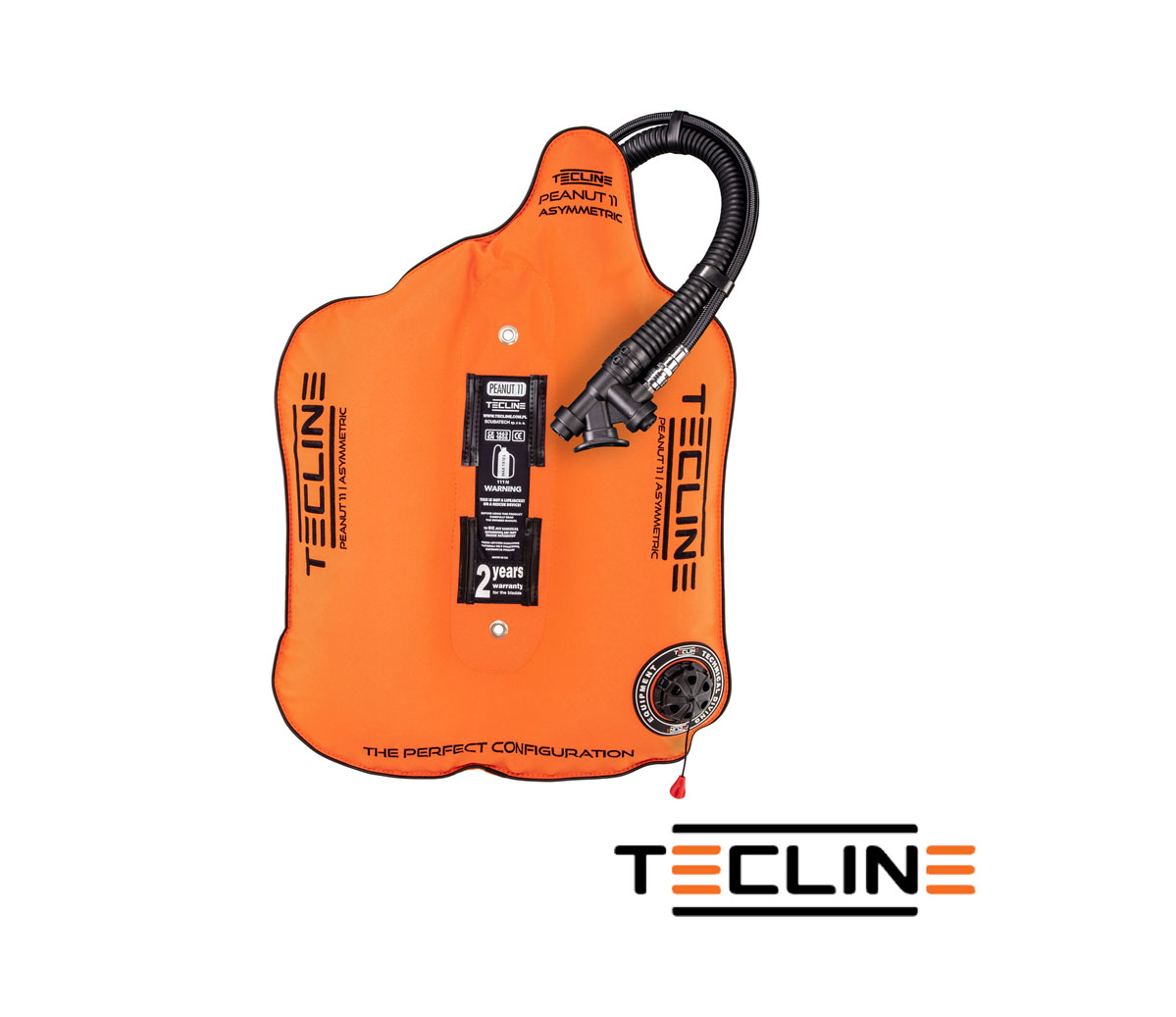 wing tecline peanut orange vu de dos